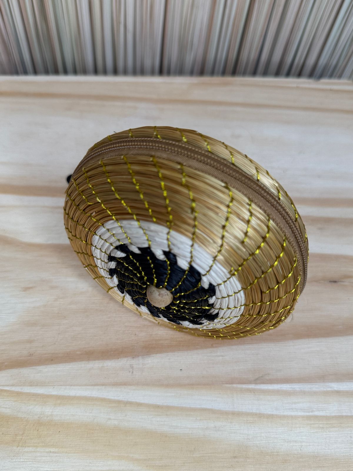 PORTA-MOEDAS CAPIM DOURADO E BURITI